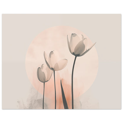 Sanfte Tulpen Poster 40x50 cm - Pixara