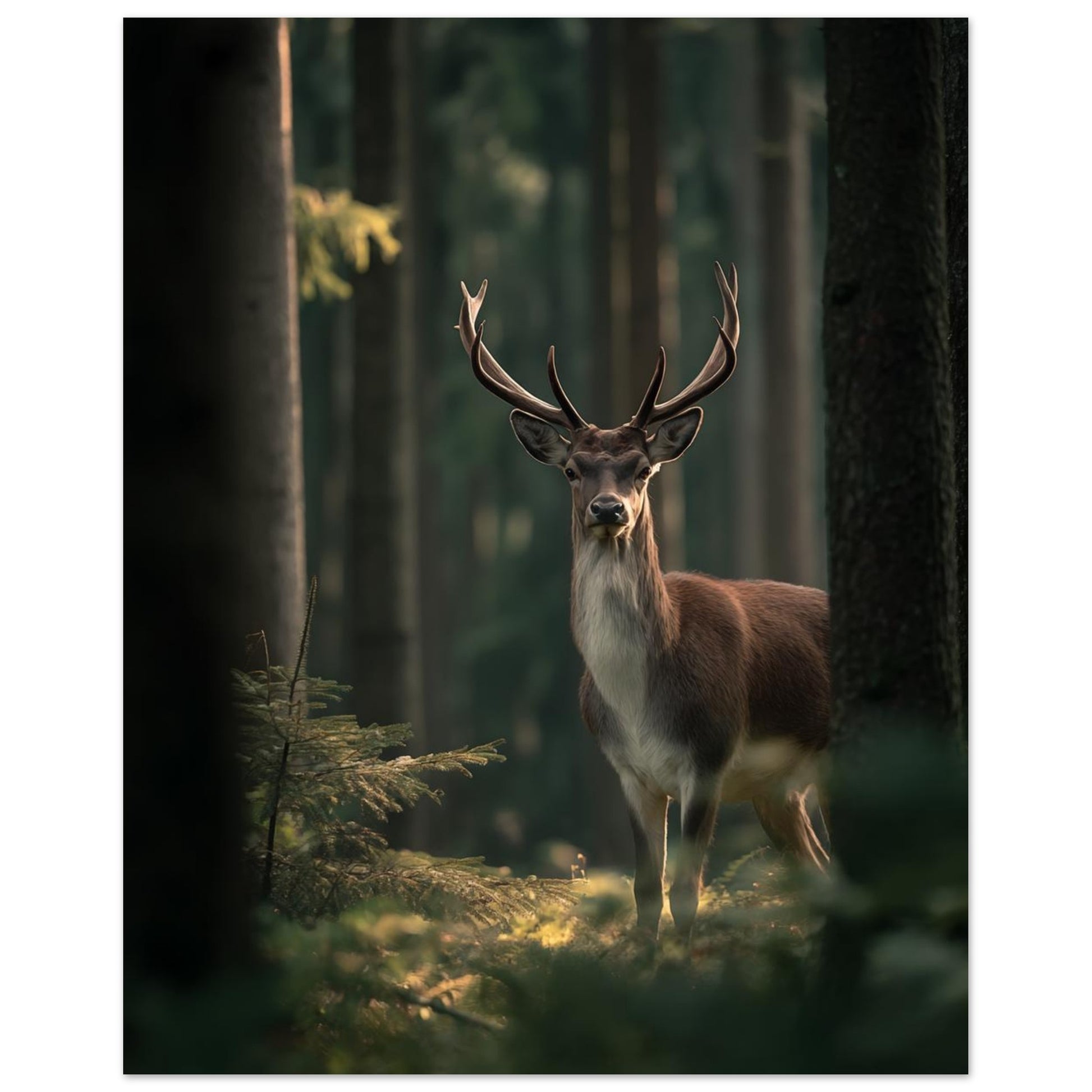 Edelhirsch im Morgenlicht - Pixara