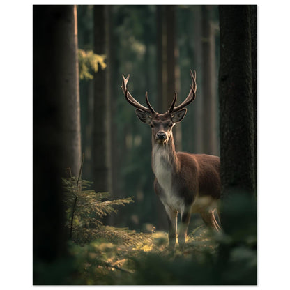 Edelhirsch im Morgenlicht - Pixara