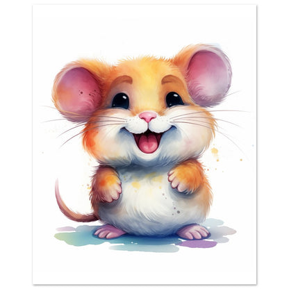 Maus "Milly" Poster 20x25 cm - Pixara