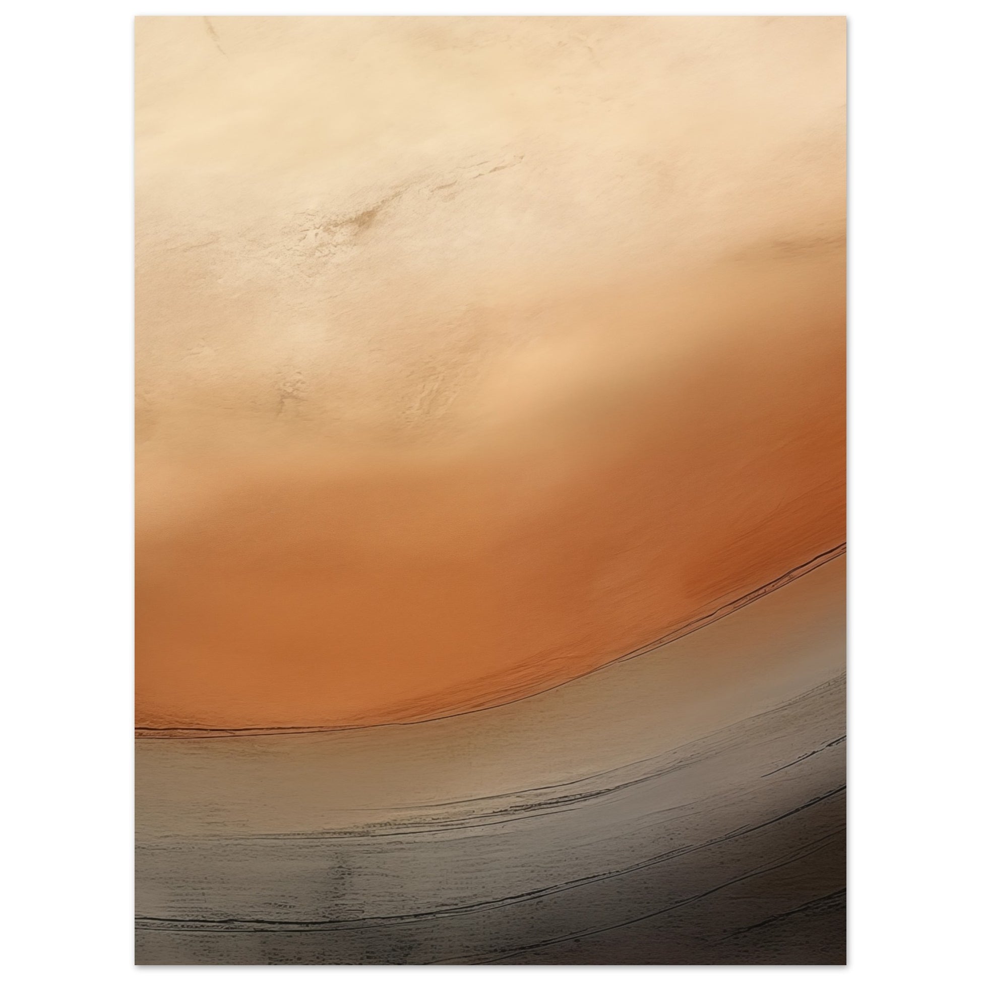 Morgendunst im Tal Poster 30x40 cm - Pixara