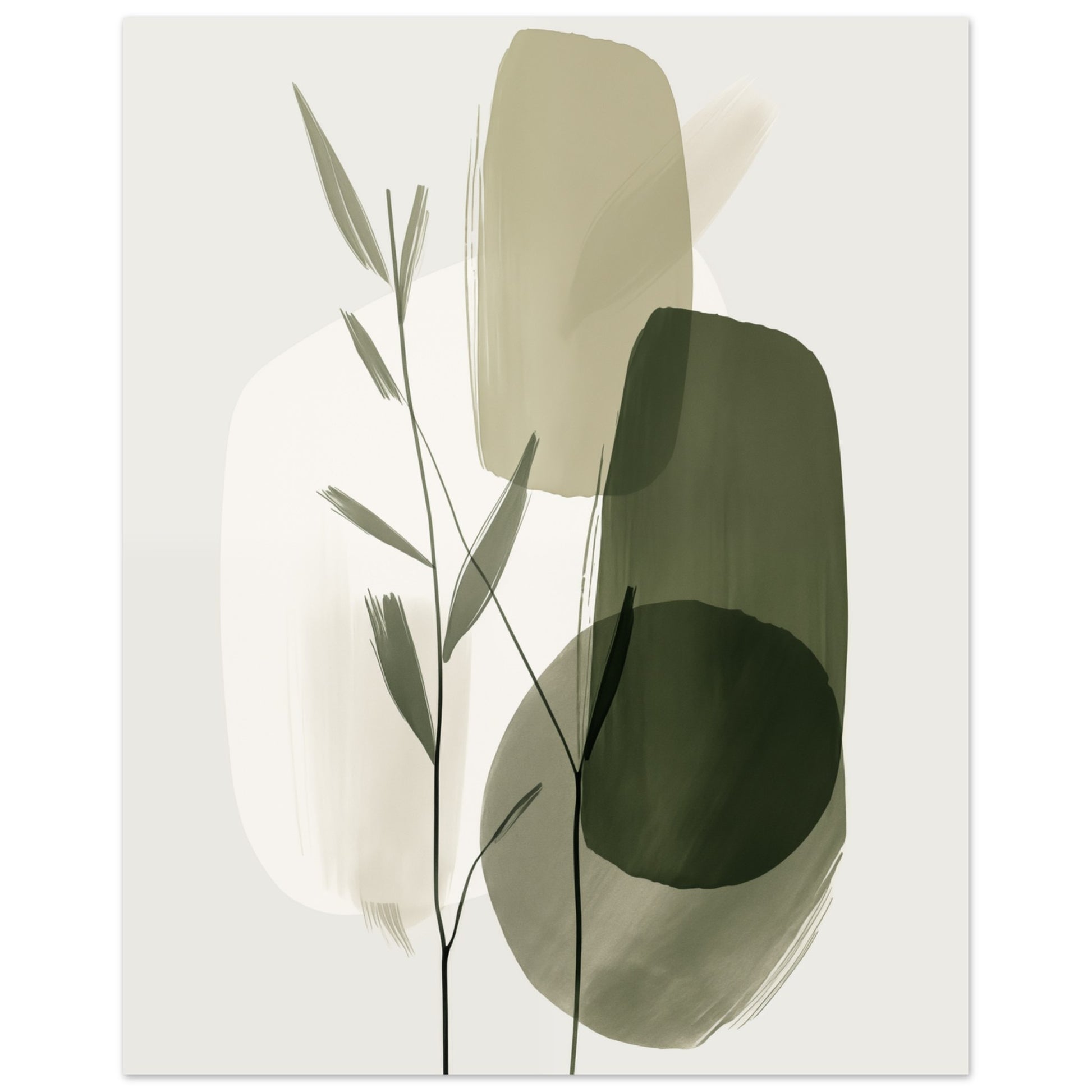 Harmonie des Wachstums Premium Poster auf mattem Papier 20x25 cm 8x10″ - Pixara