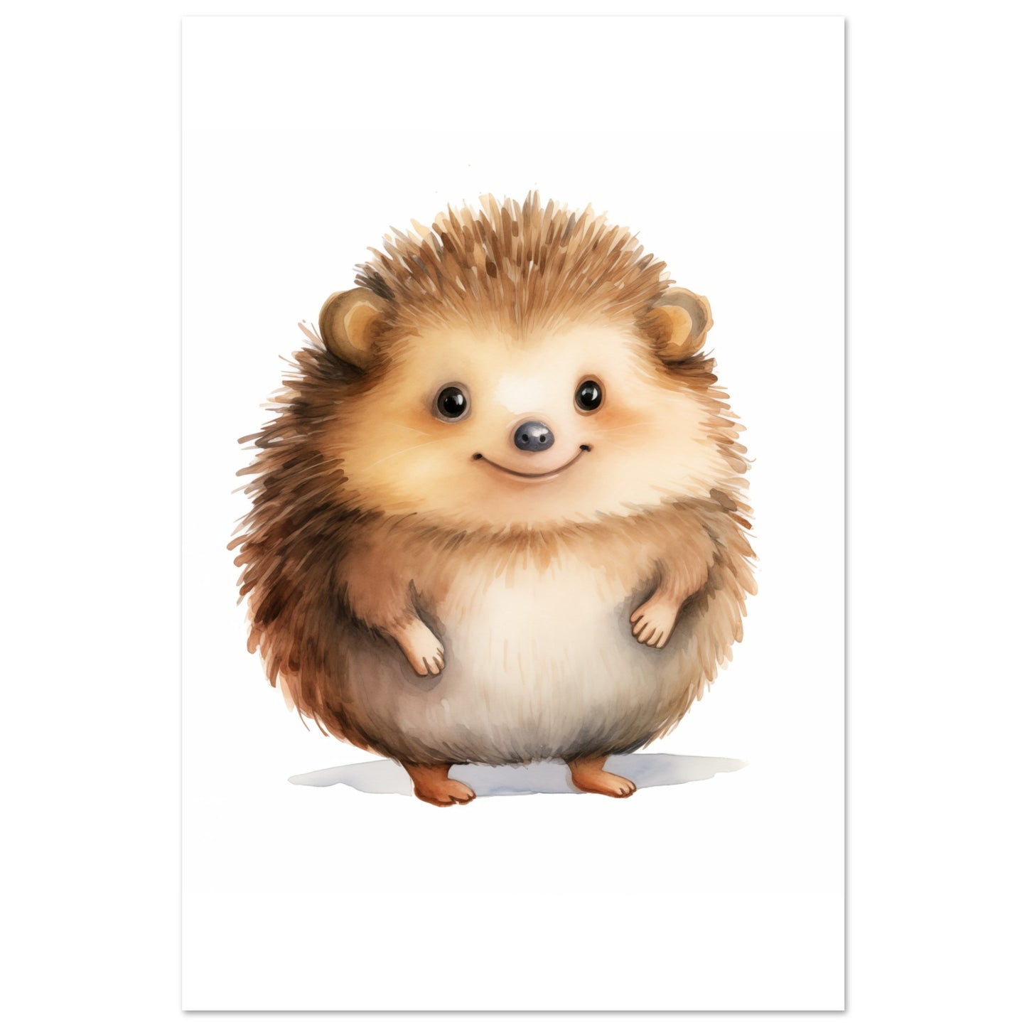 Igel "Hugo" Poster 60x90 cm - Pixara