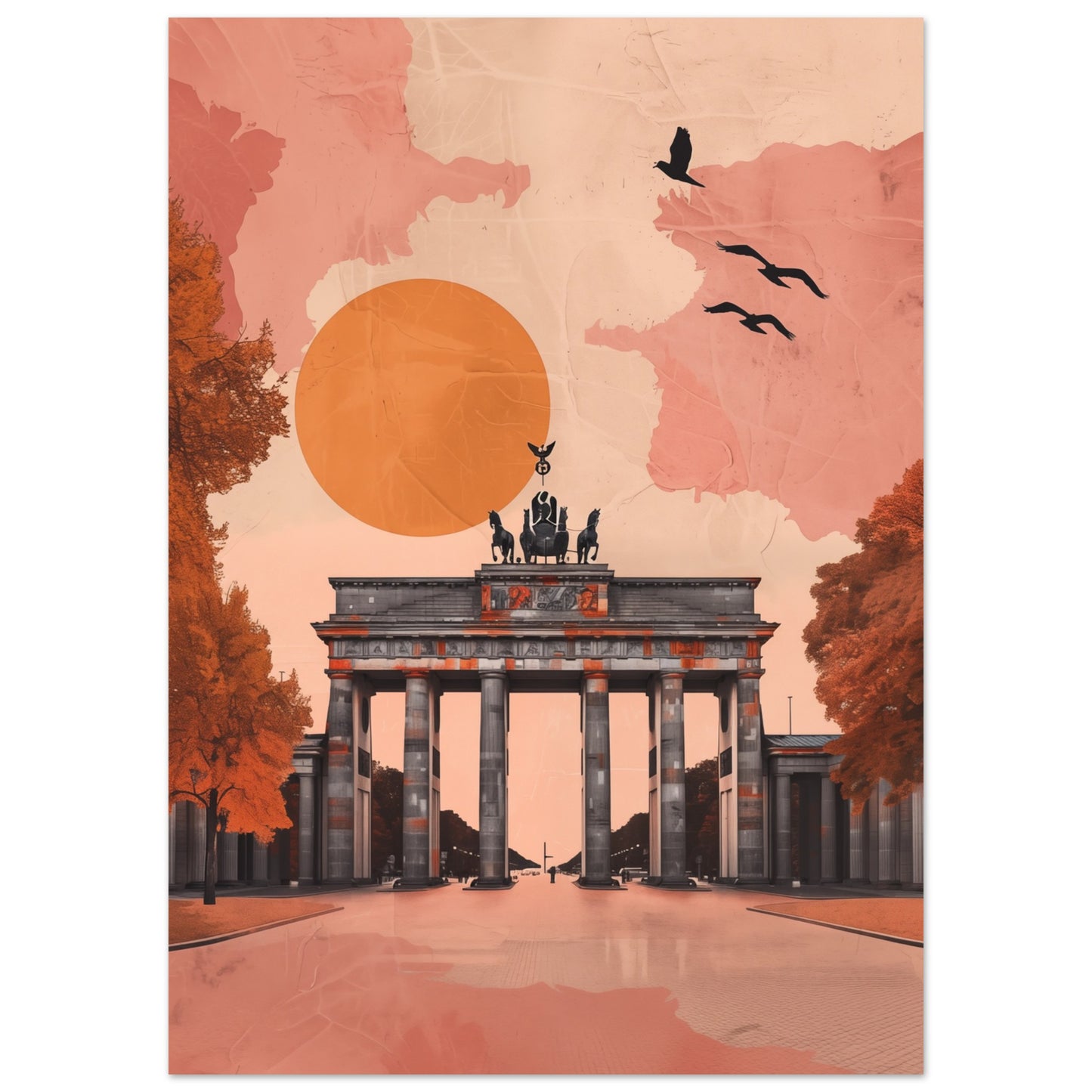 Brandenburger Tor im Herbst 50x70 cm - Pixara