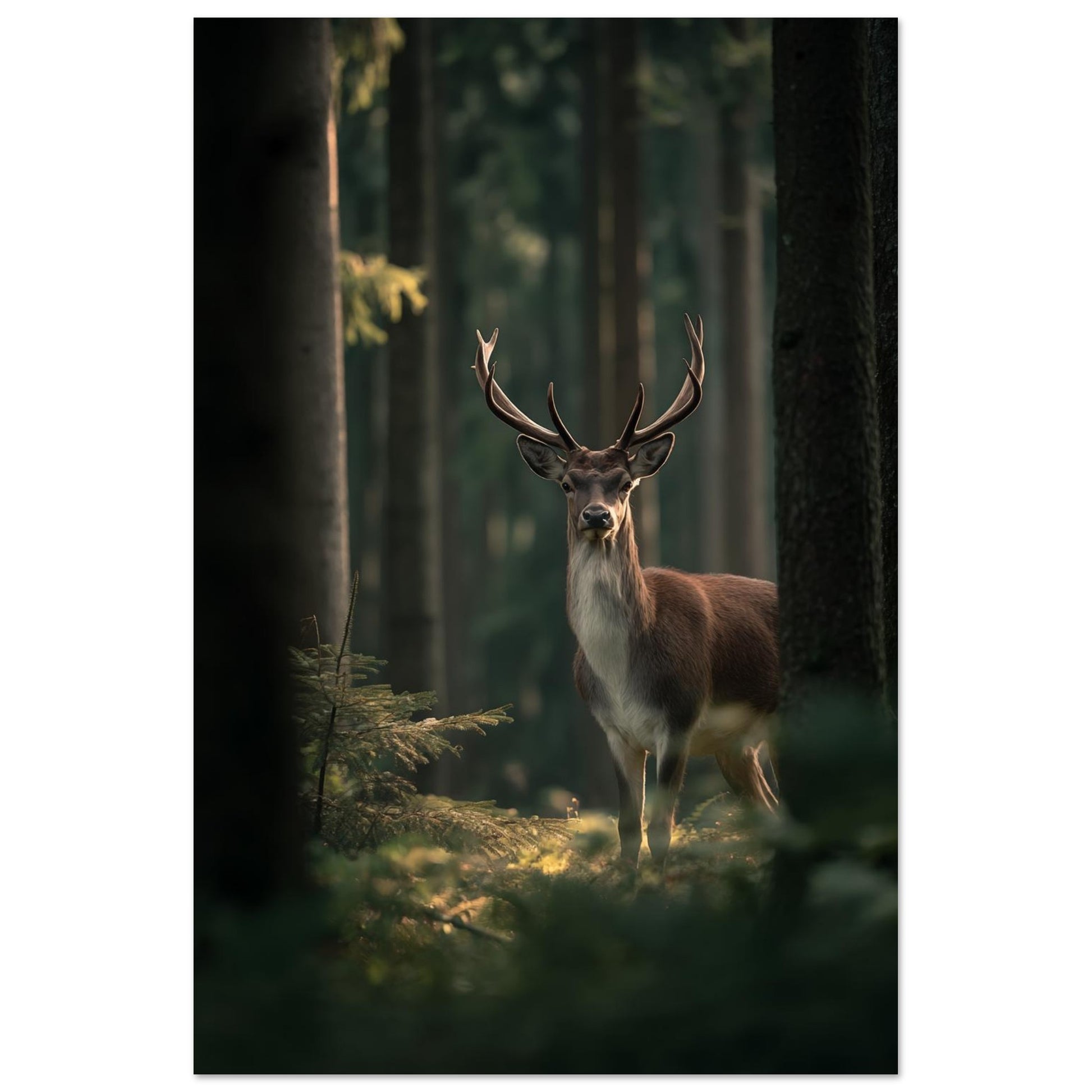 Edelhirsch im Morgenlicht - Pixara