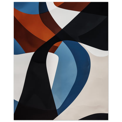 Bold Abstraction Poster 40x50 cm - Pixara