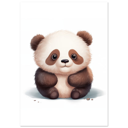 Panda "Paul" Poster A4 21x29.7 cm - Pixara