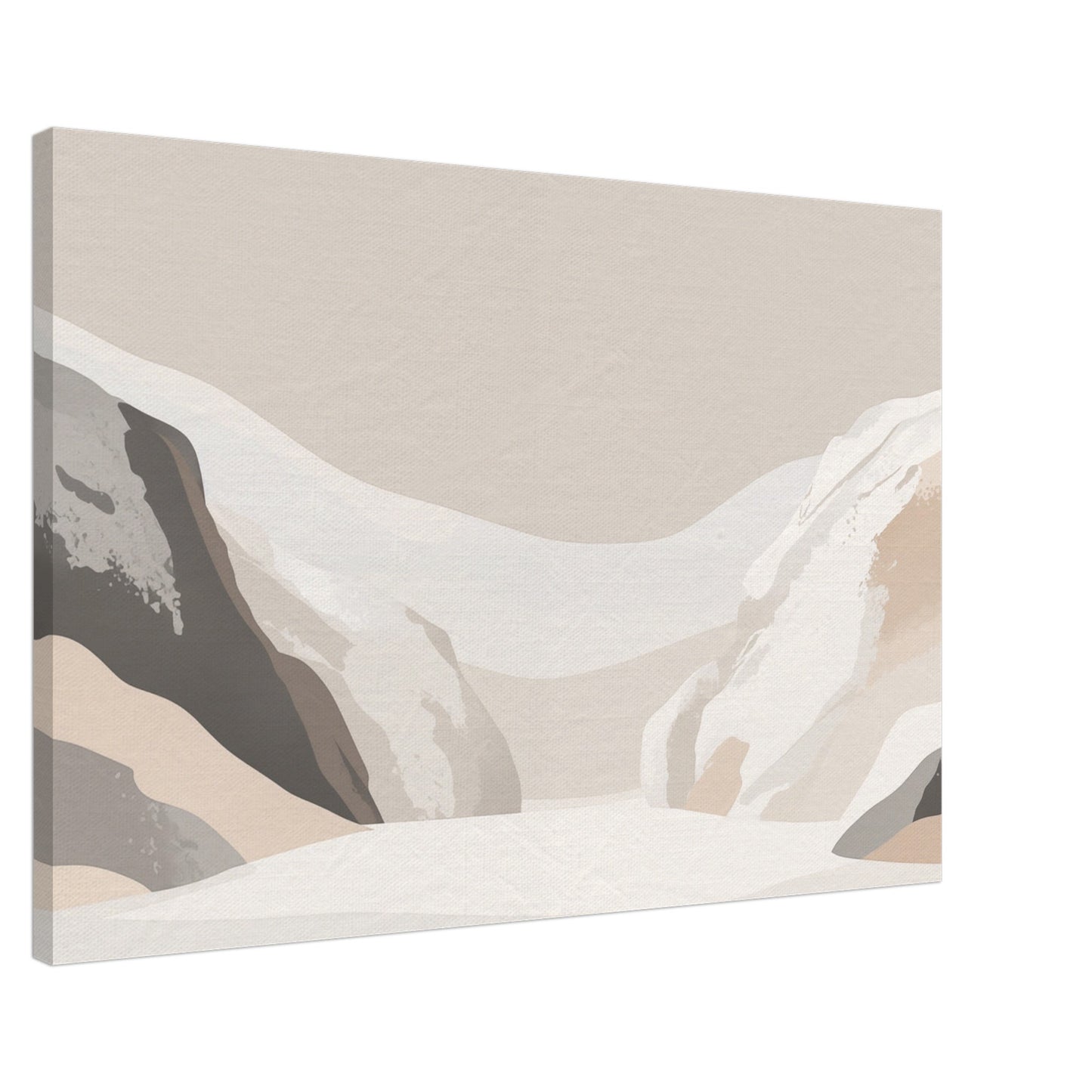 Serenity of Earth Tones Leinwand 60x90 cm - Pixara