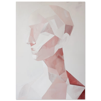 Geometrisches Profil in Pastell A4 21x29.7 cm - Pixara