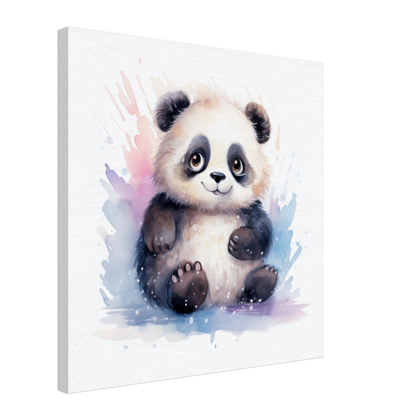 Panda "Penny" Leinwand 50x50 cm - Pixara