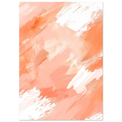 Peach Dreamscape Poster A4 21x29.7 cm - Pixara