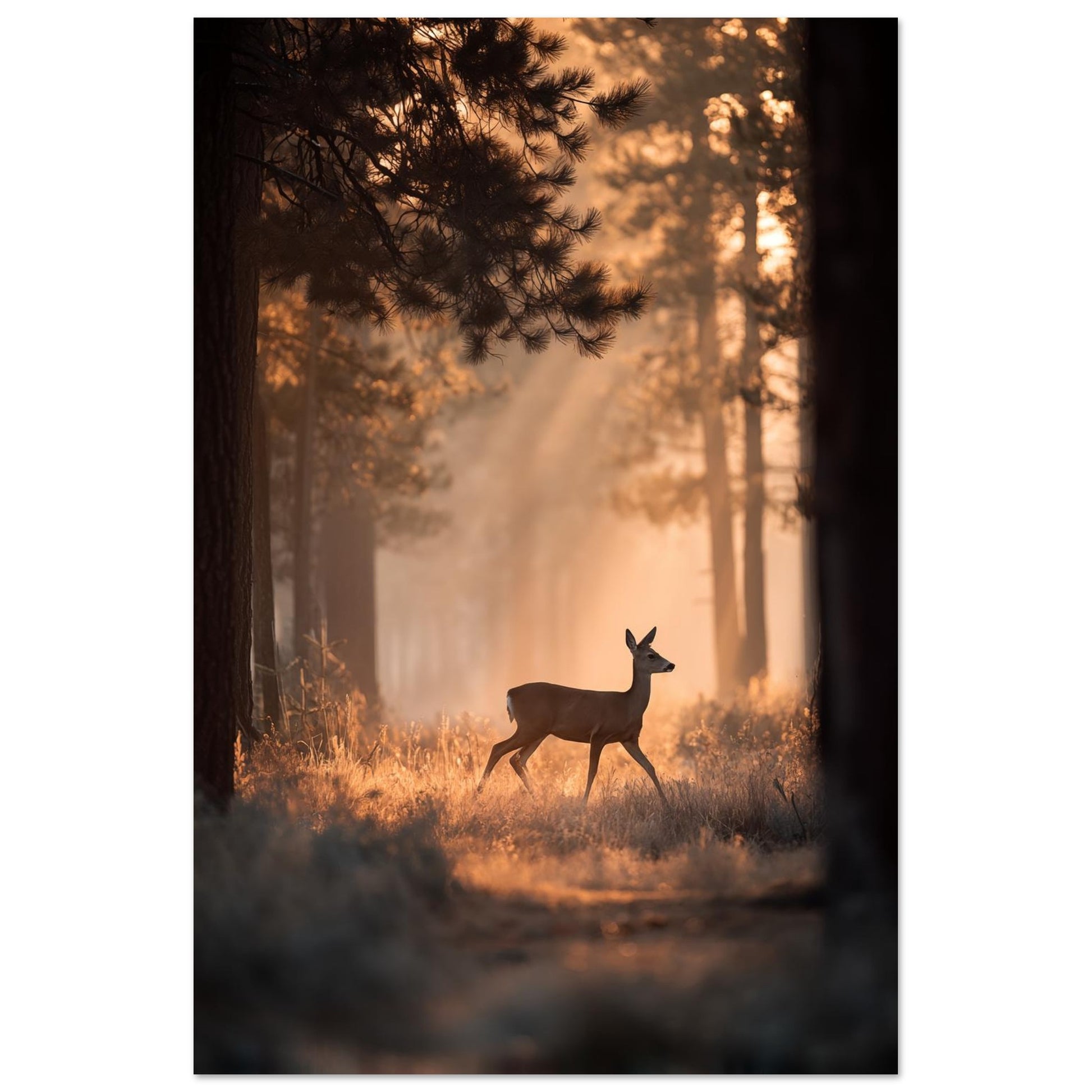 Reh im Morgenlicht - Pixara