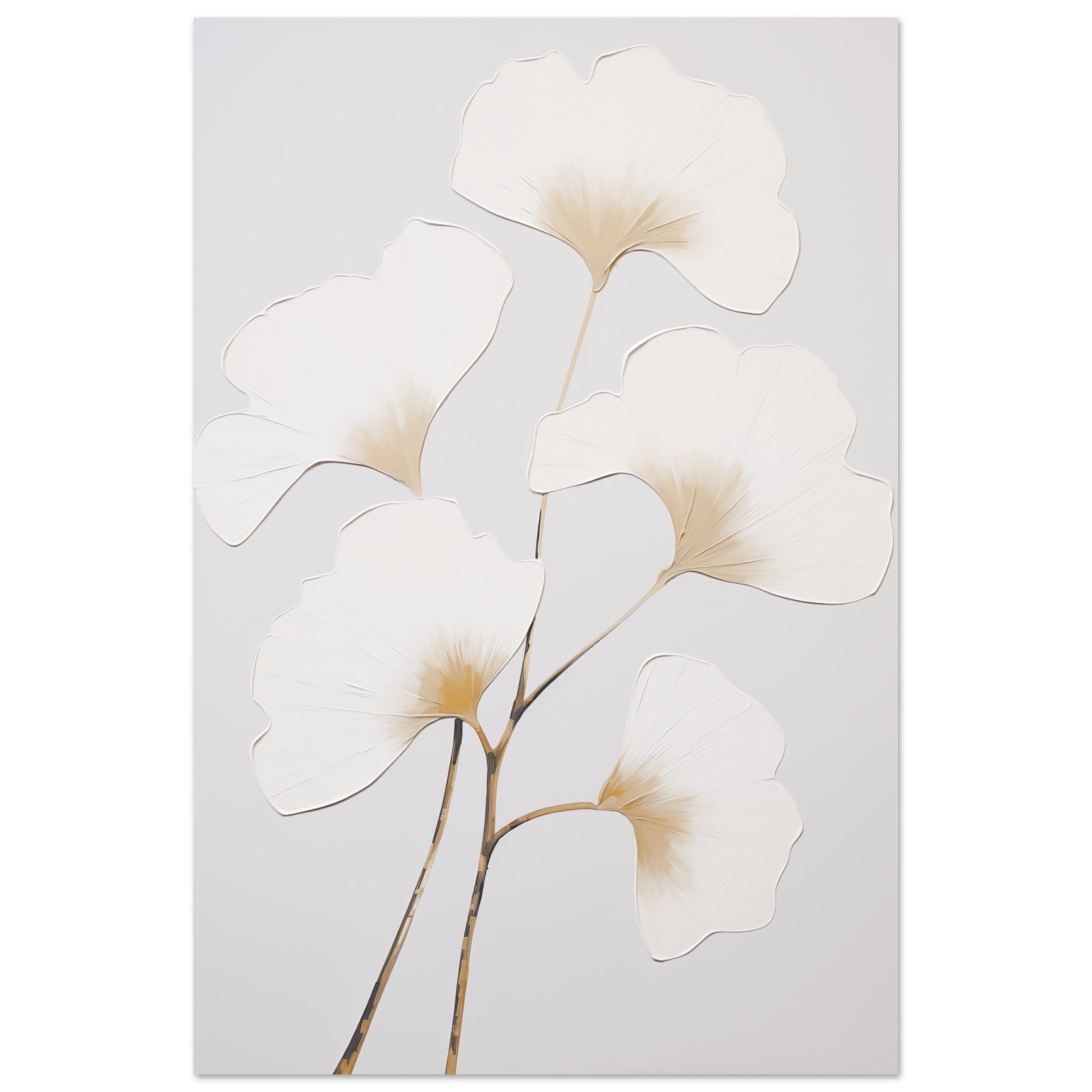 Ginko im Morgenlicht Poster 60x90 cm - Pixara