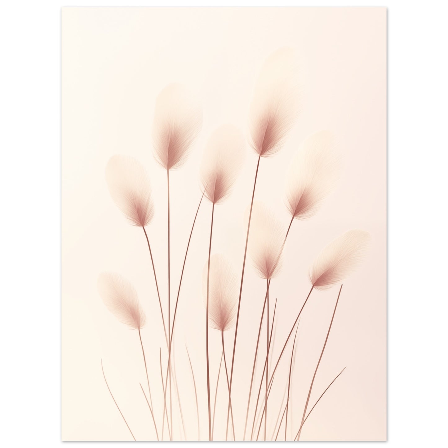 Zarte Bunny Tails 30x40 cm Poster - Pixara