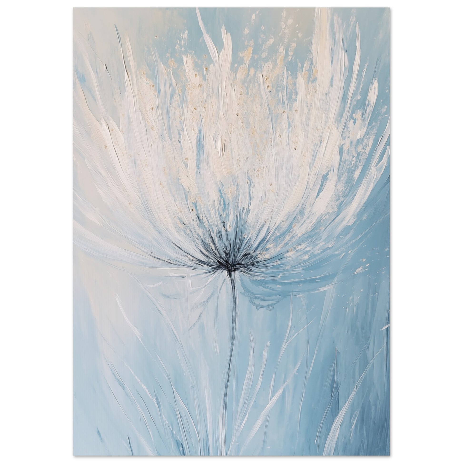 Blühende Sanftheit Poster A4 21x29.7 cm - Pixara