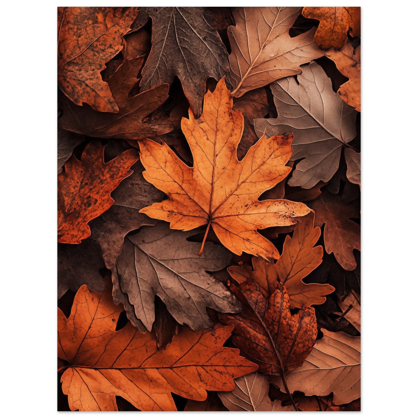 Waldspaziergang im Herbst Poster 30x40 cm - Pixara