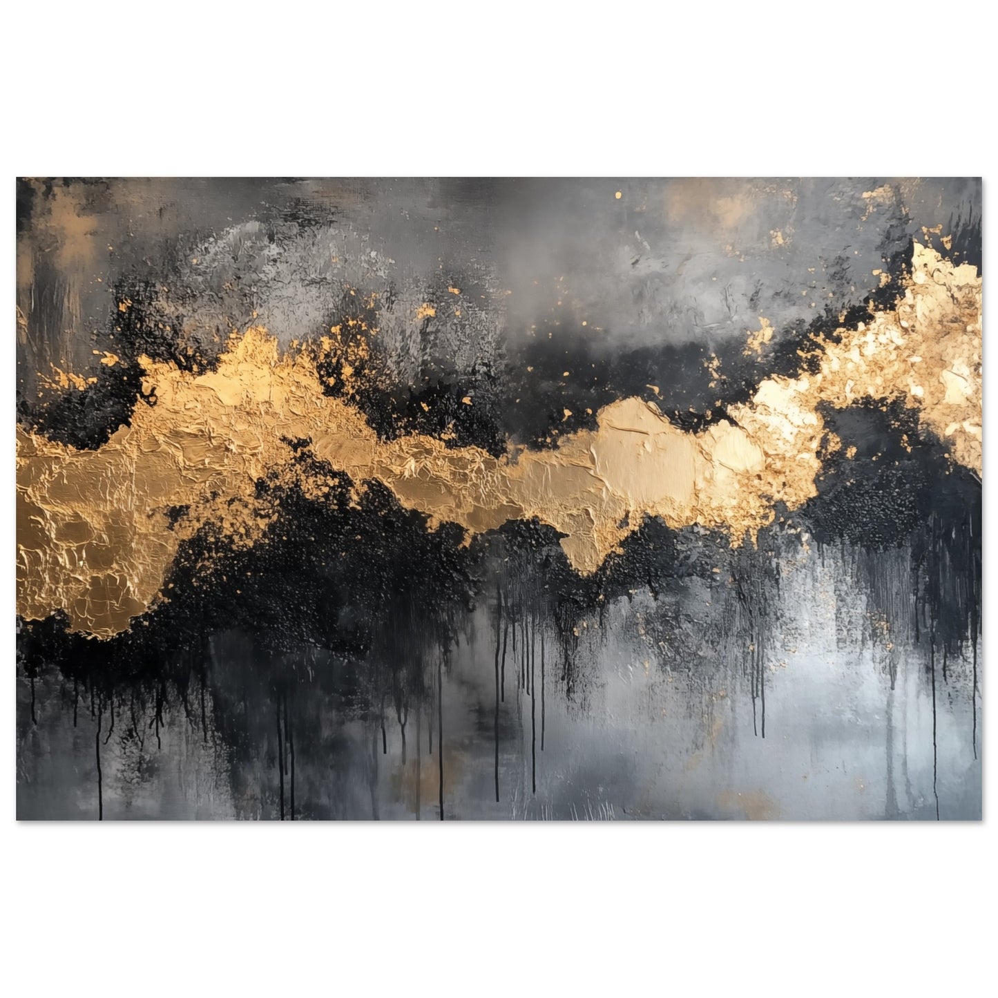 Golden Eclipse Poster 60x90 cm - Pixara