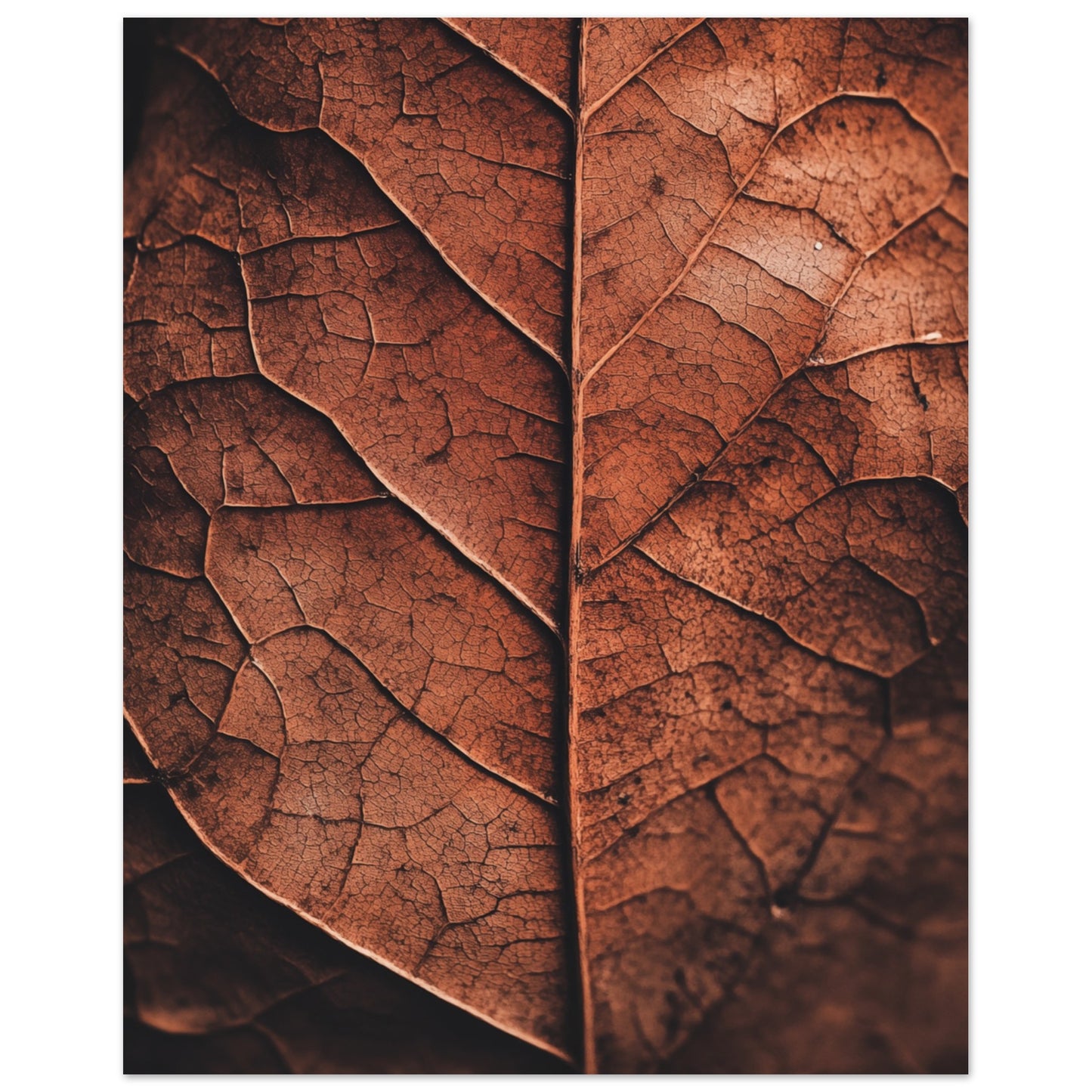 Herbstliches Laub – Natur im Detail Poster 40x50 cm - Pixara