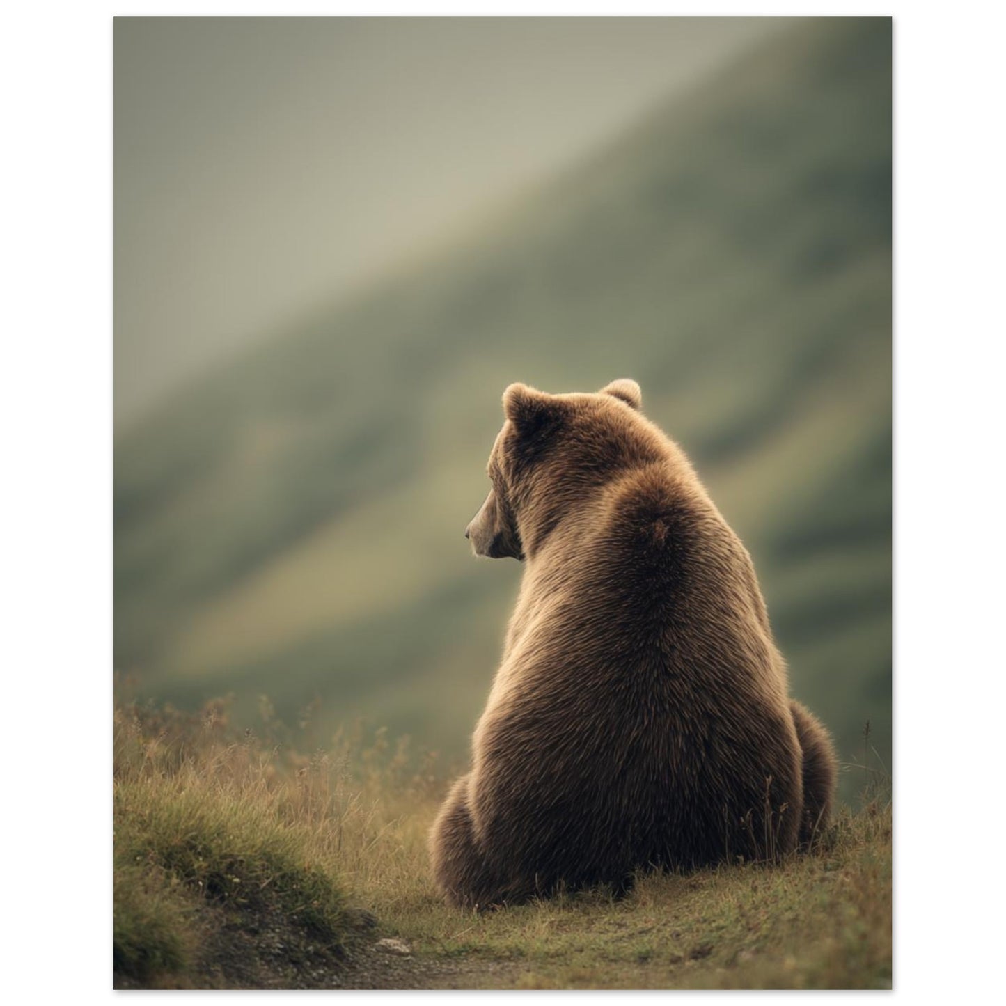 Braunbär in der Wildnis 20x25 cm - Pixara