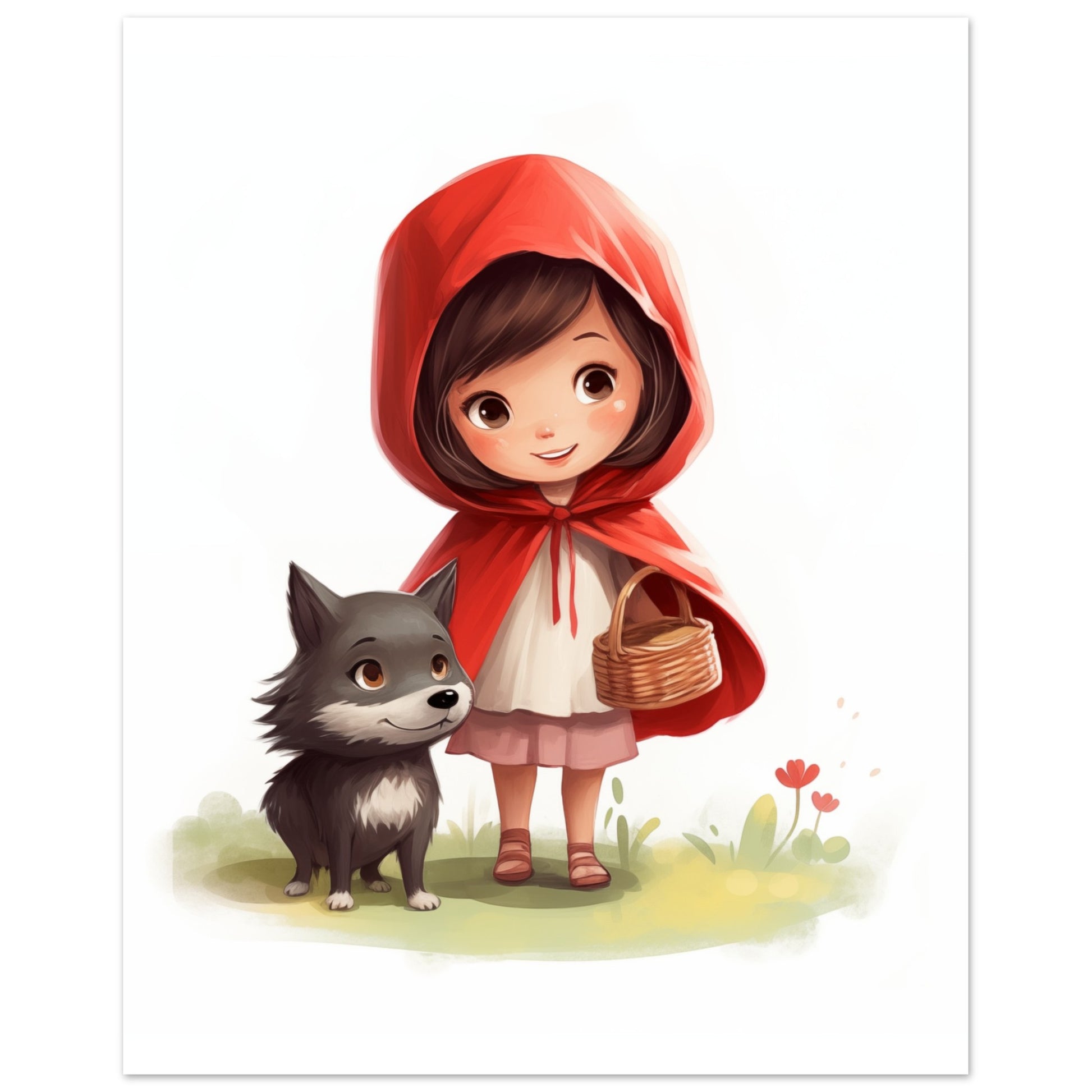 Ruby im Zauberwald Poster 20x25 cm - Pixara