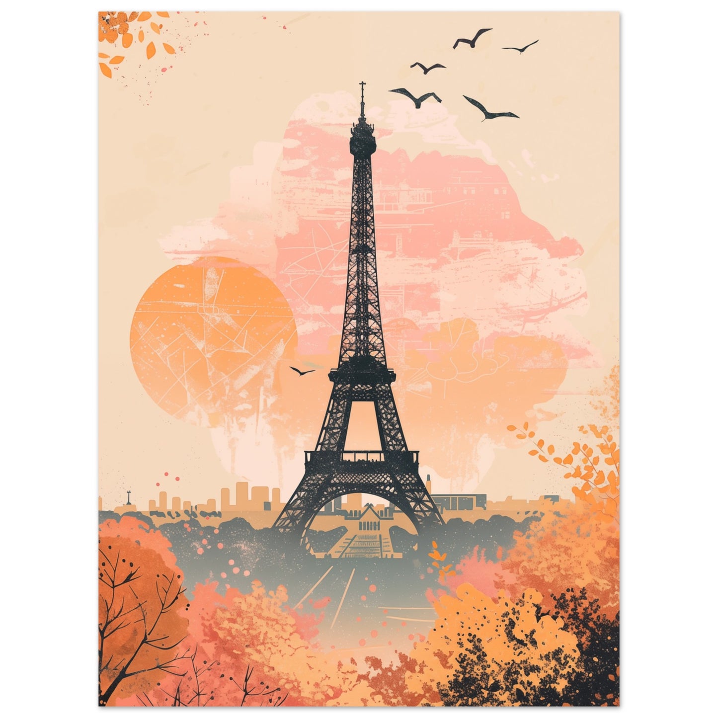 Autumn in Paris 30x40 cm - Pixara