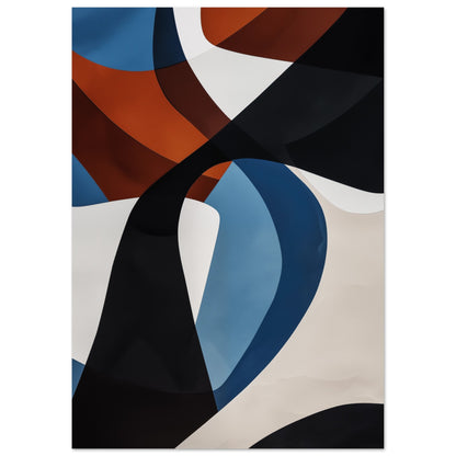 Bold Abstraction Poster A4 21x29.7 cm - Pixara