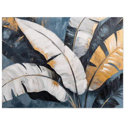 Banana Leaf Eleganz Poster 30x40 cm - Pixara