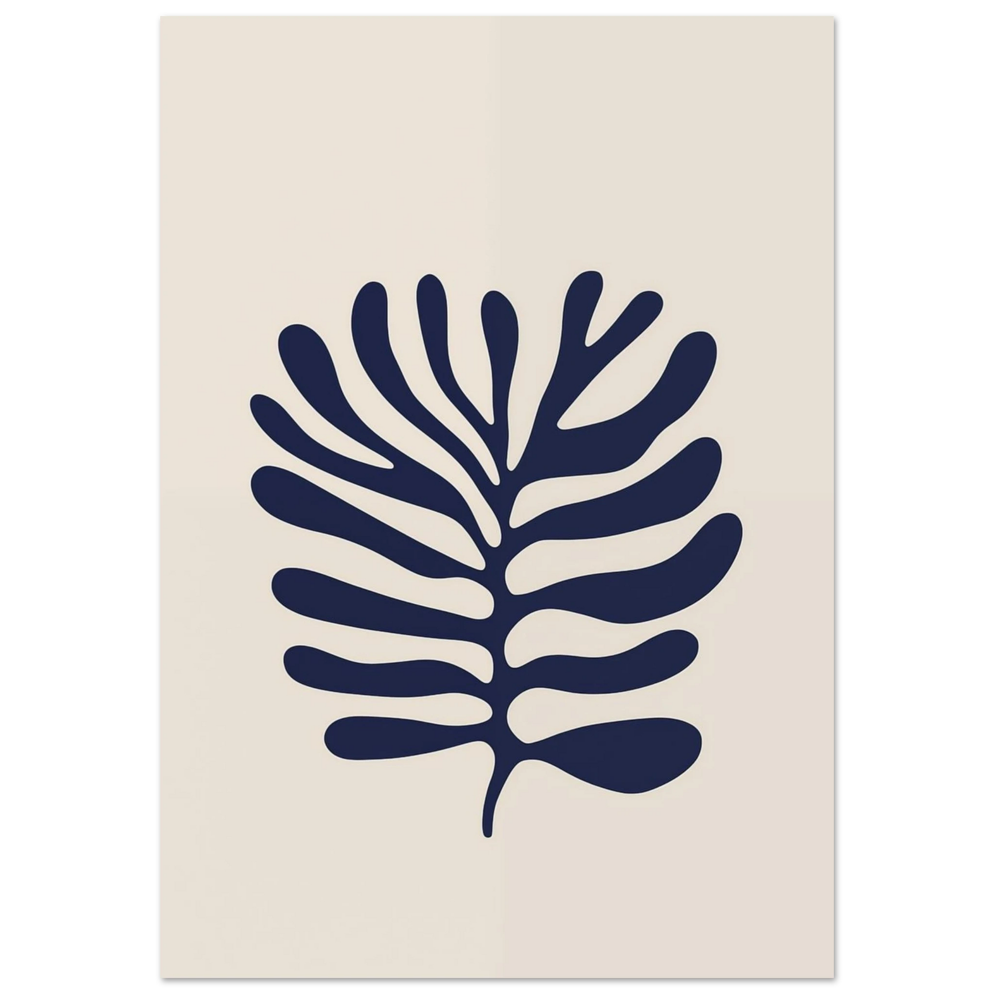 Marine Leaf No. 1 Poster 70x100 cm - Pixara