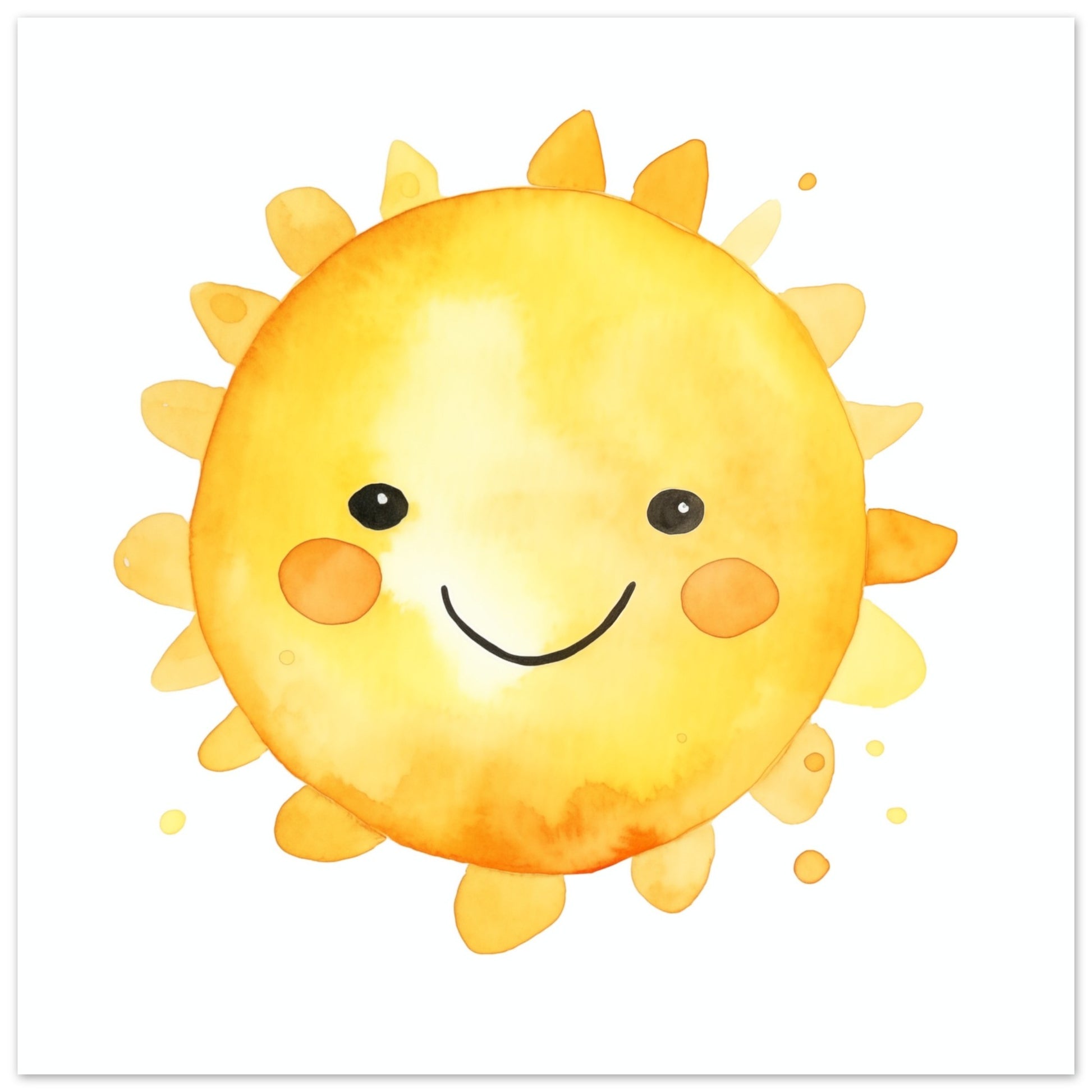 Sunny, die Sonne Poster 30x30 cm - Pixara