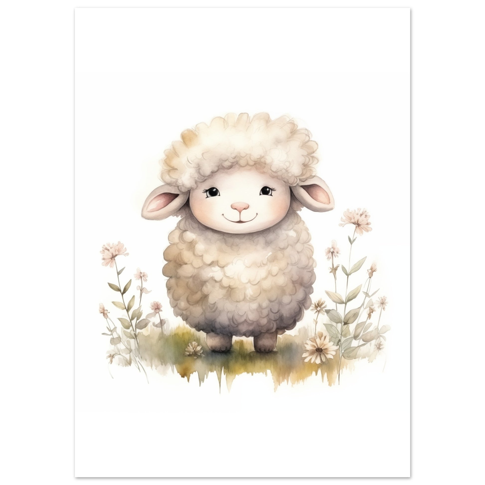 Schaf "Lenny" Poster 50x70 cm - Pixara