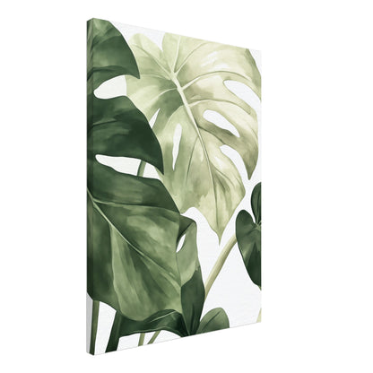 Monstera Blätter Leinwand 50x70 cm - Pixara