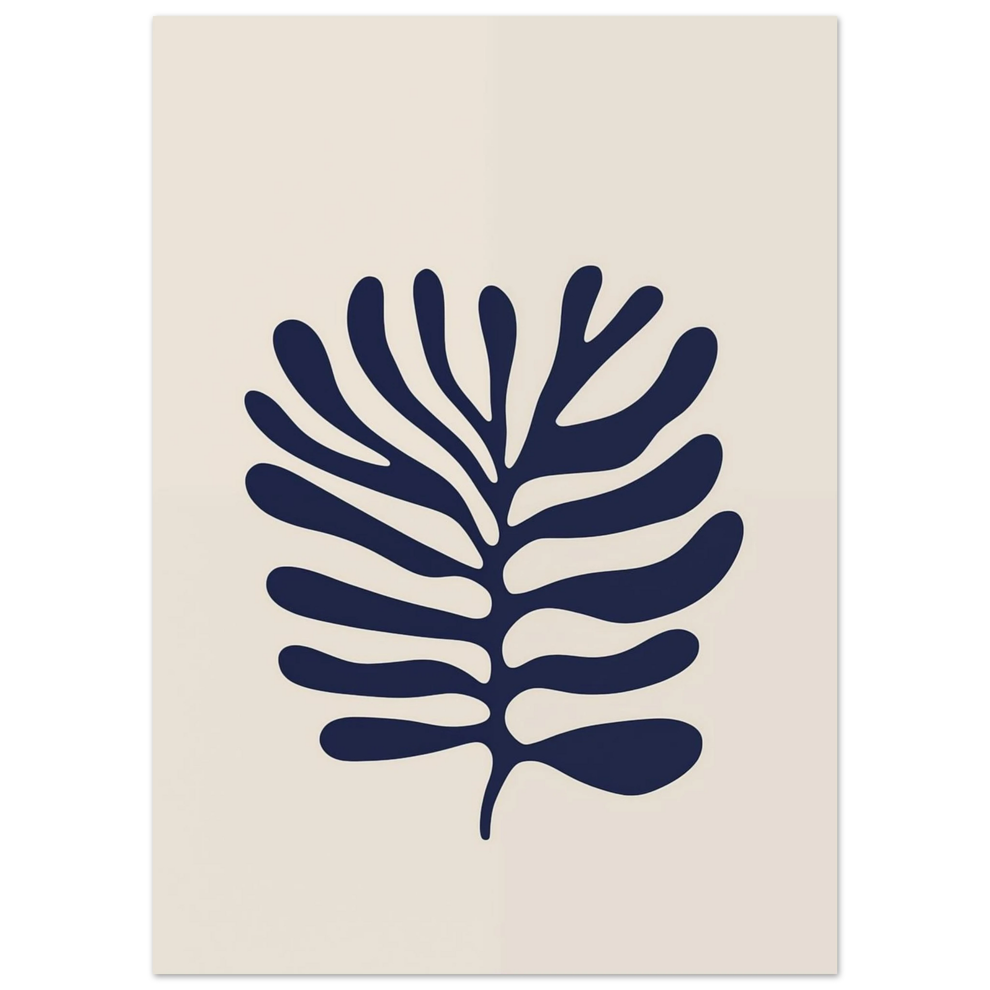 Marine Leaf No. 1 Poster 50x70 cm - Pixara