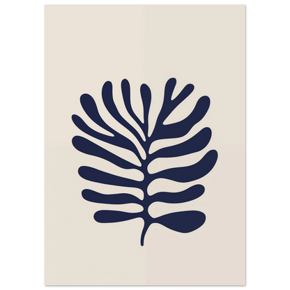 Marine Leaf No. 1 Poster 50x70 cm - Pixara