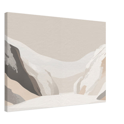 Serenity of Earth Tones Leinwand 50x70 cm - Pixara