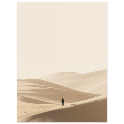 Einsamer Wanderer Poster 30x40 cm - Pixara