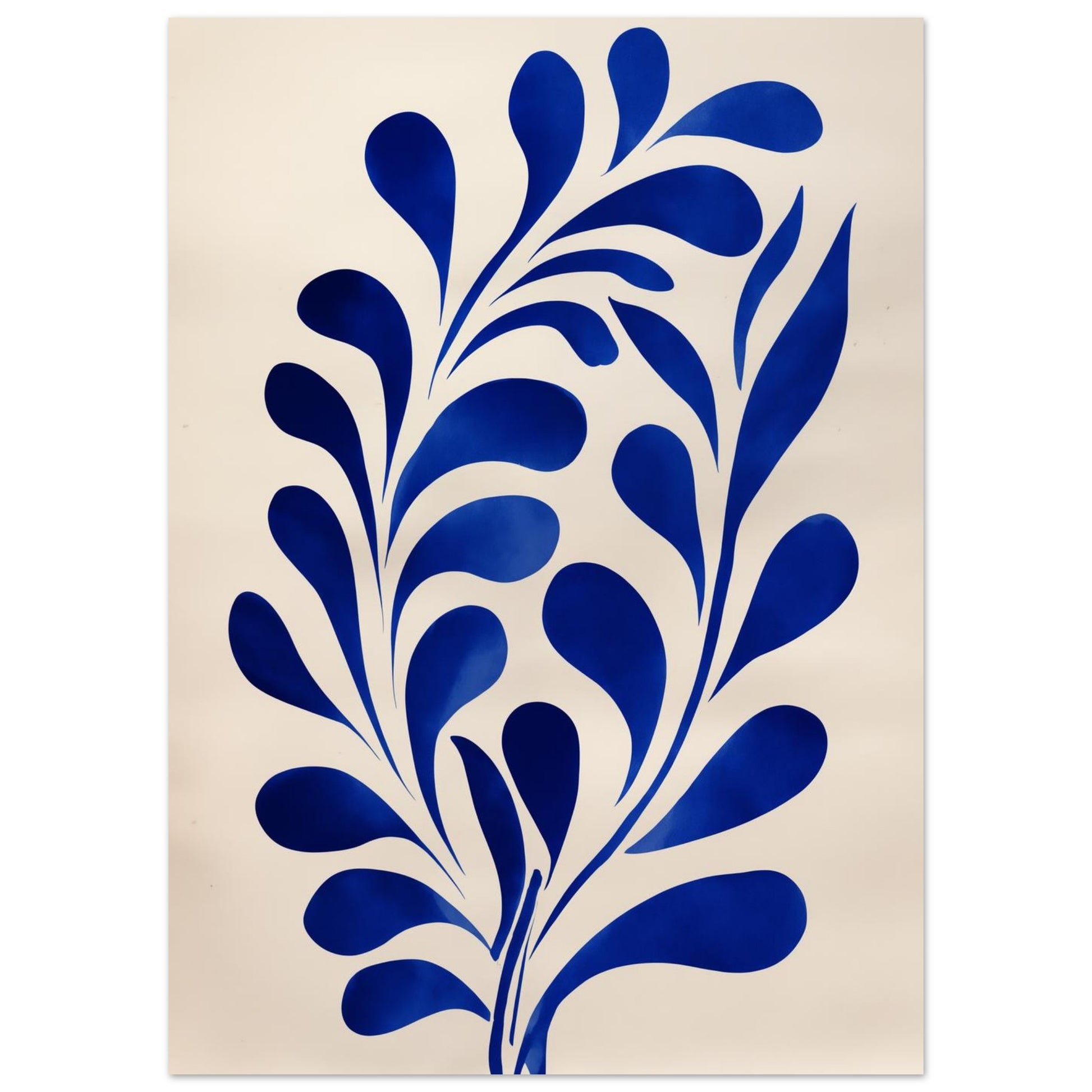 Blauer Zweig No. 1 50x70 cm - Pixara