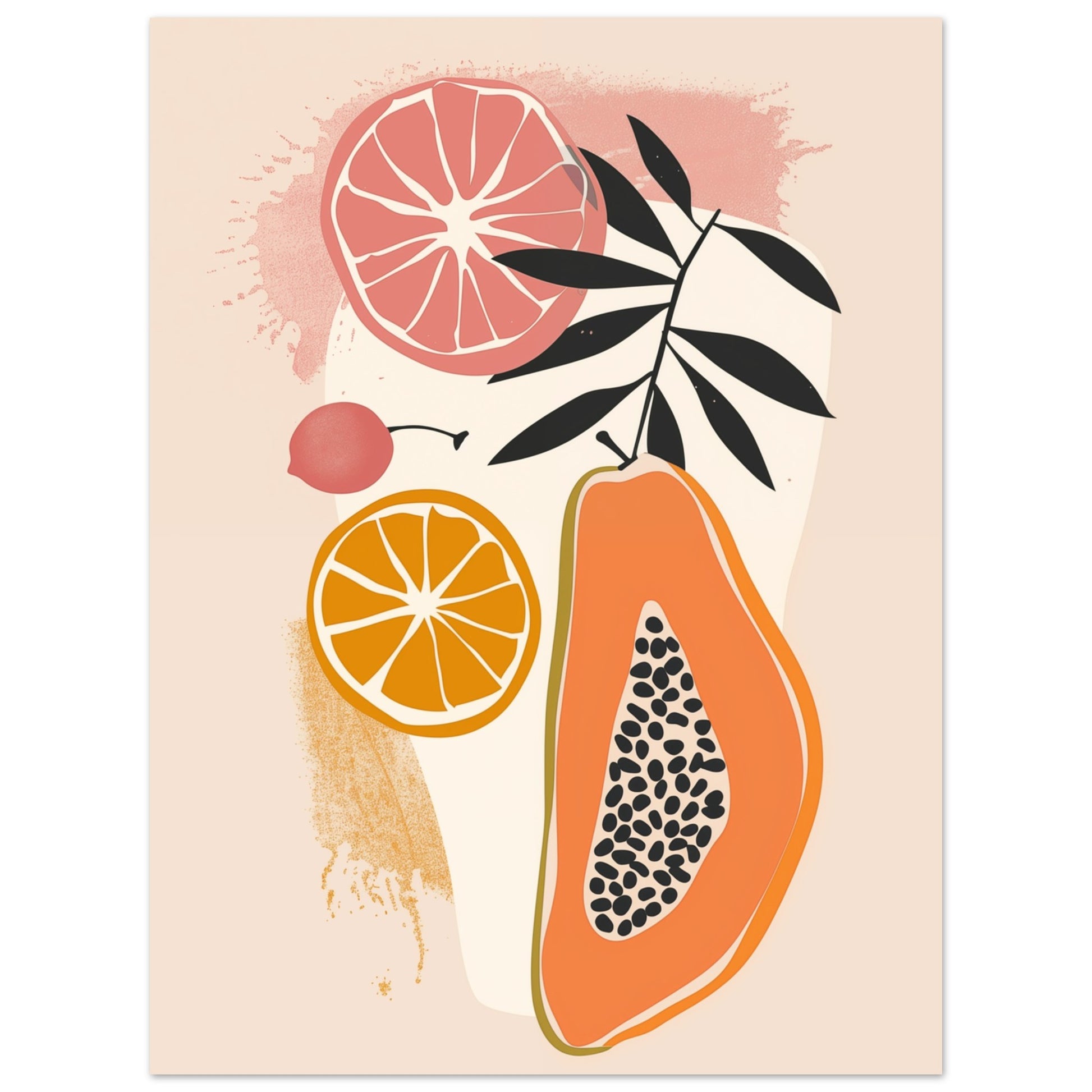 Tropical Fruit Harmony 30x40 cm - Pixara