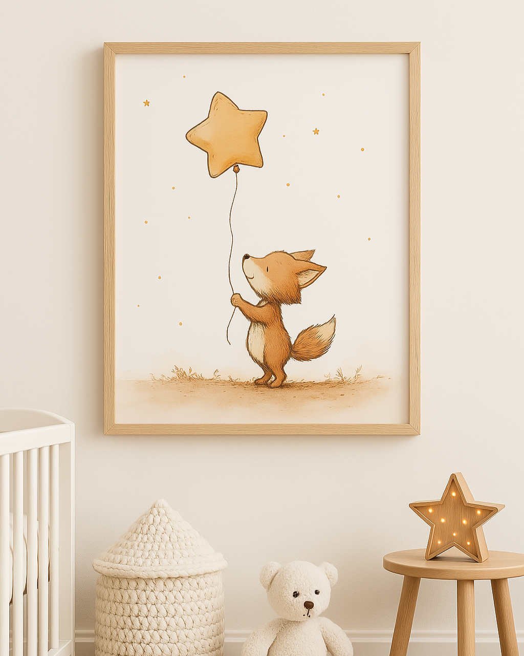 Kleiner Fuchs mit Stern - Pixara