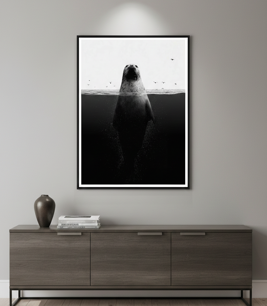 Robbe im Meer – Stille unter der Oberfläche - Pixara