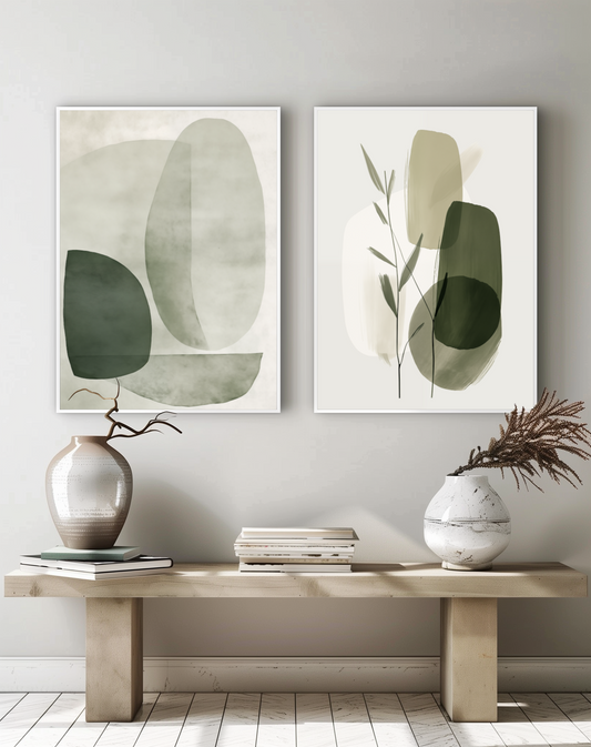 Harmony des Wachstums - Leinwand 60x90 - Pixara