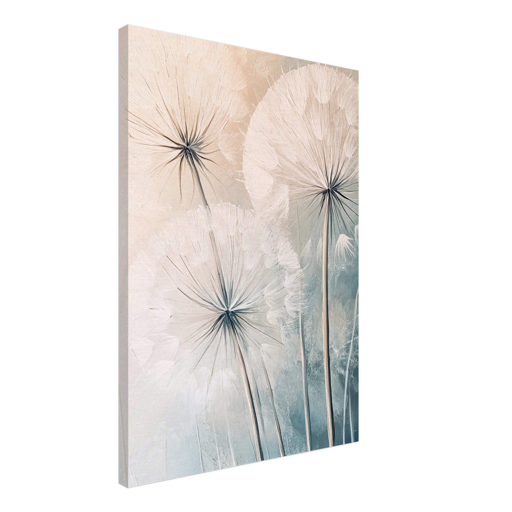 Zarte Pusteblumen Leinwand 50x70 cm - Pixara