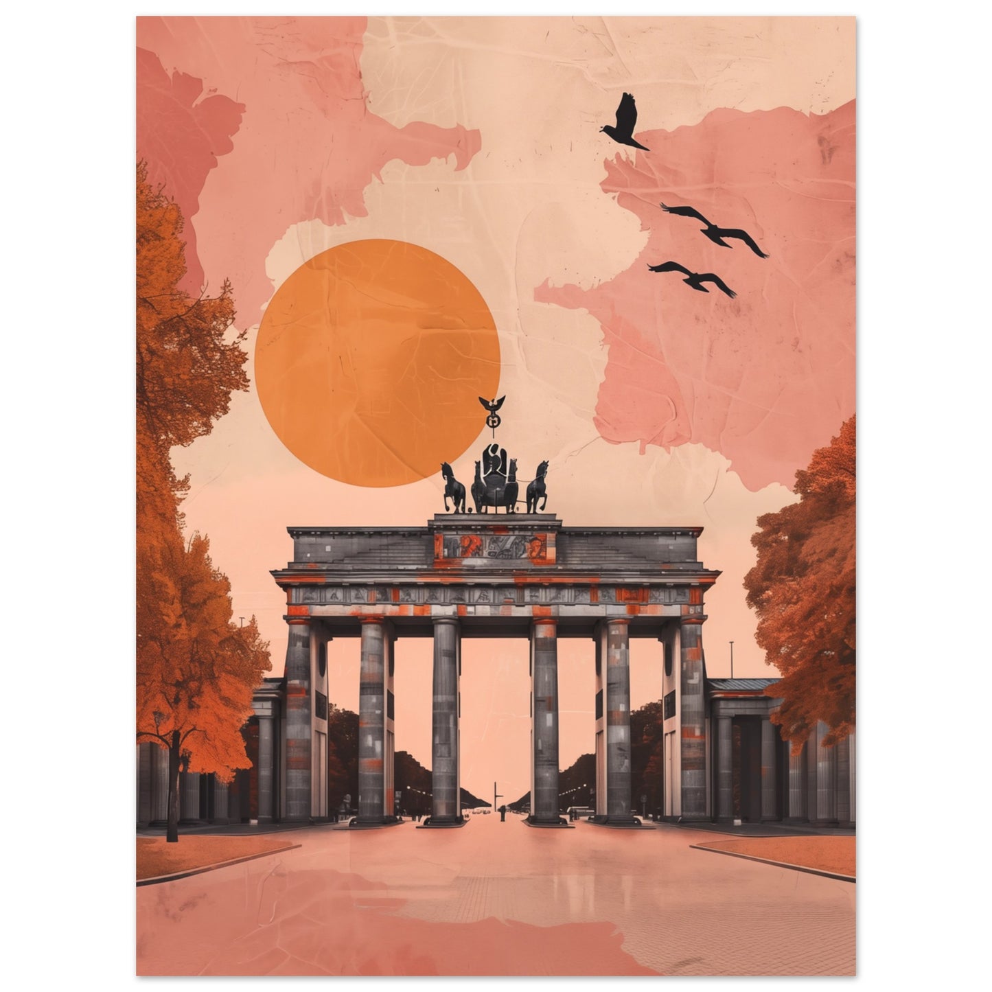 Brandenburger Tor im Herbst 30x40 cm - Pixara