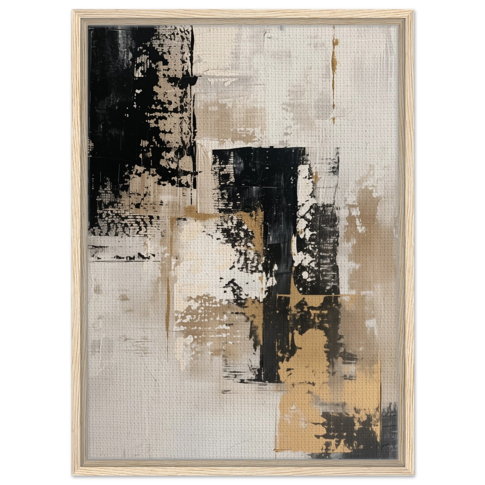 Timeless Elegance | Gerahmte Leinwand Holzrahmen 50x70 cm - Pixara