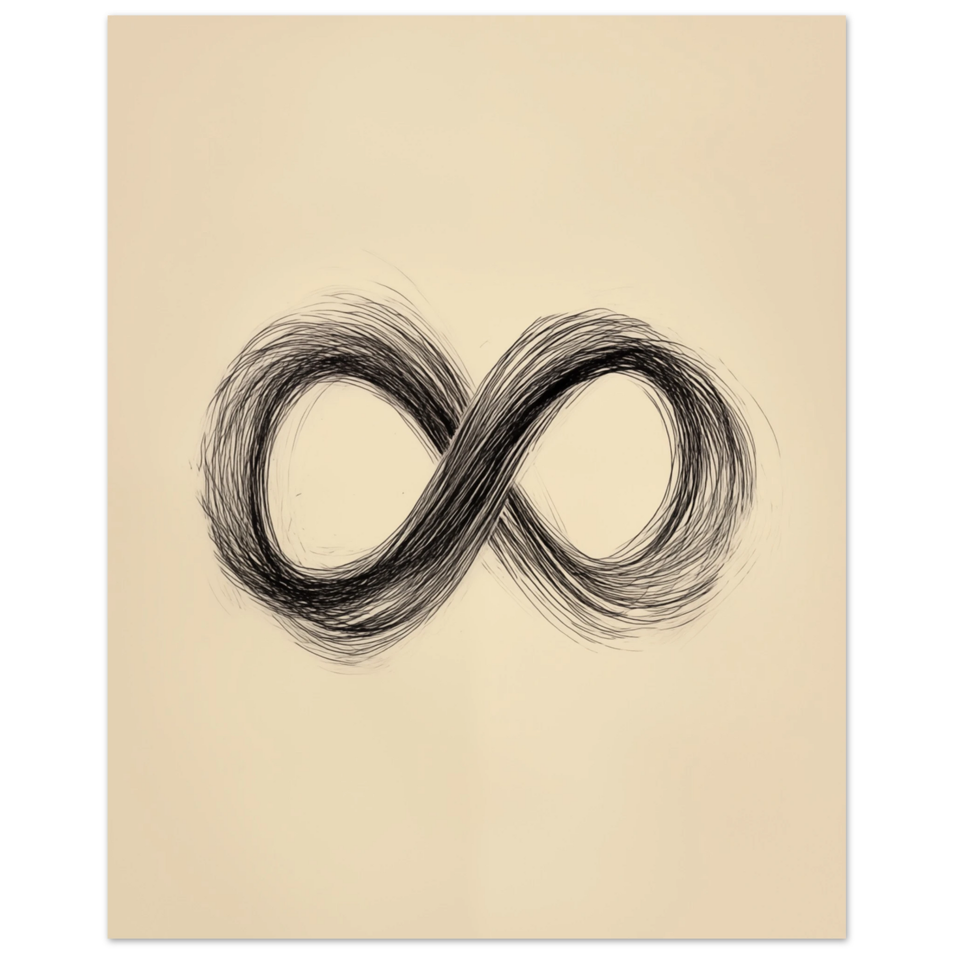 Unendlichkeit in Bewegung Poster 20x25 cm - Pixara