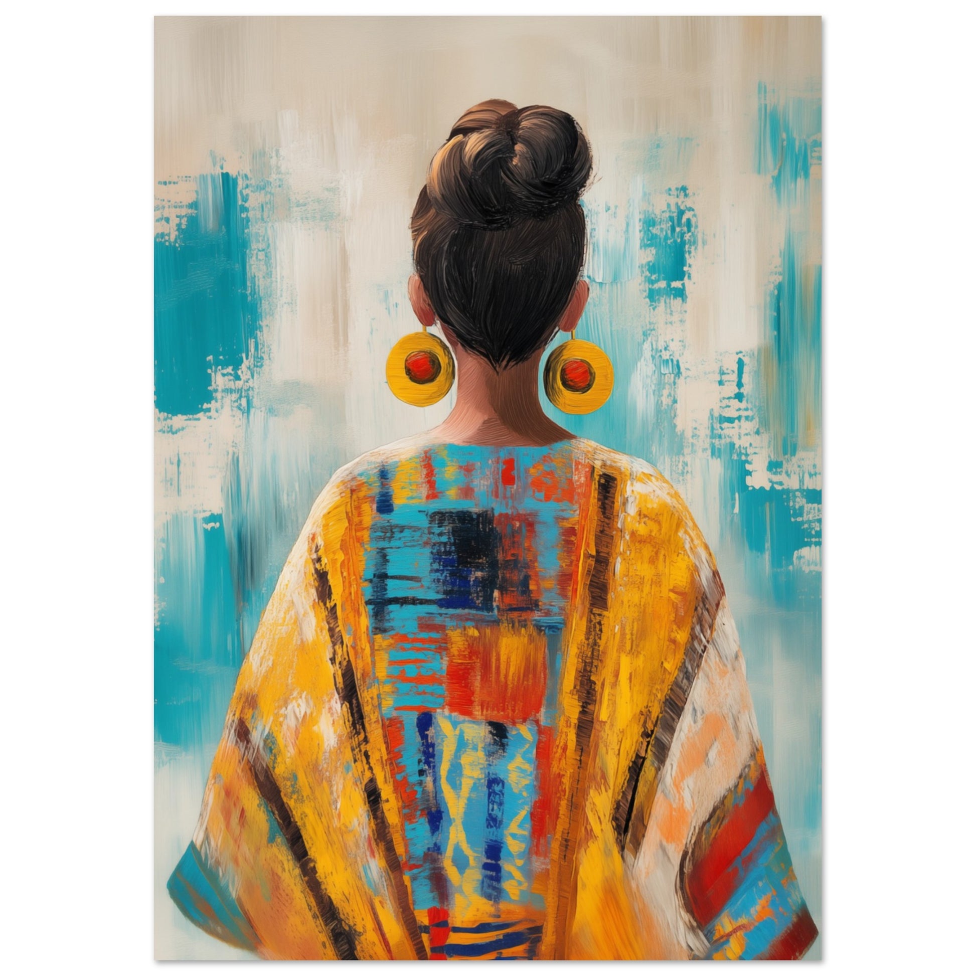 Farbige Anmut Poster A4 21x29.7 cm - Pixara