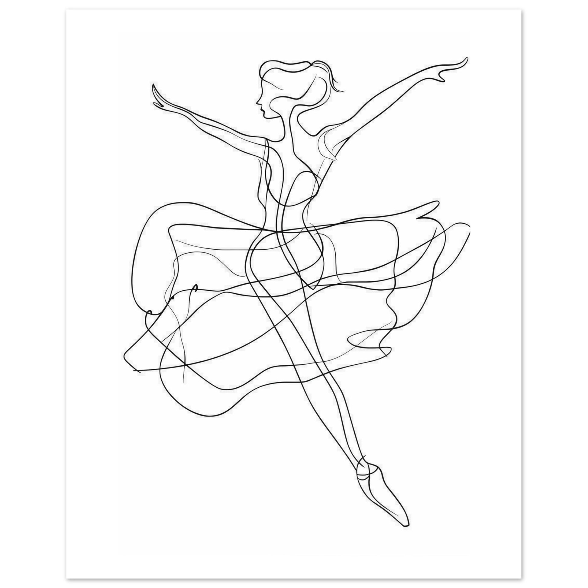 Graceful Lines 20x25 cm - Pixara