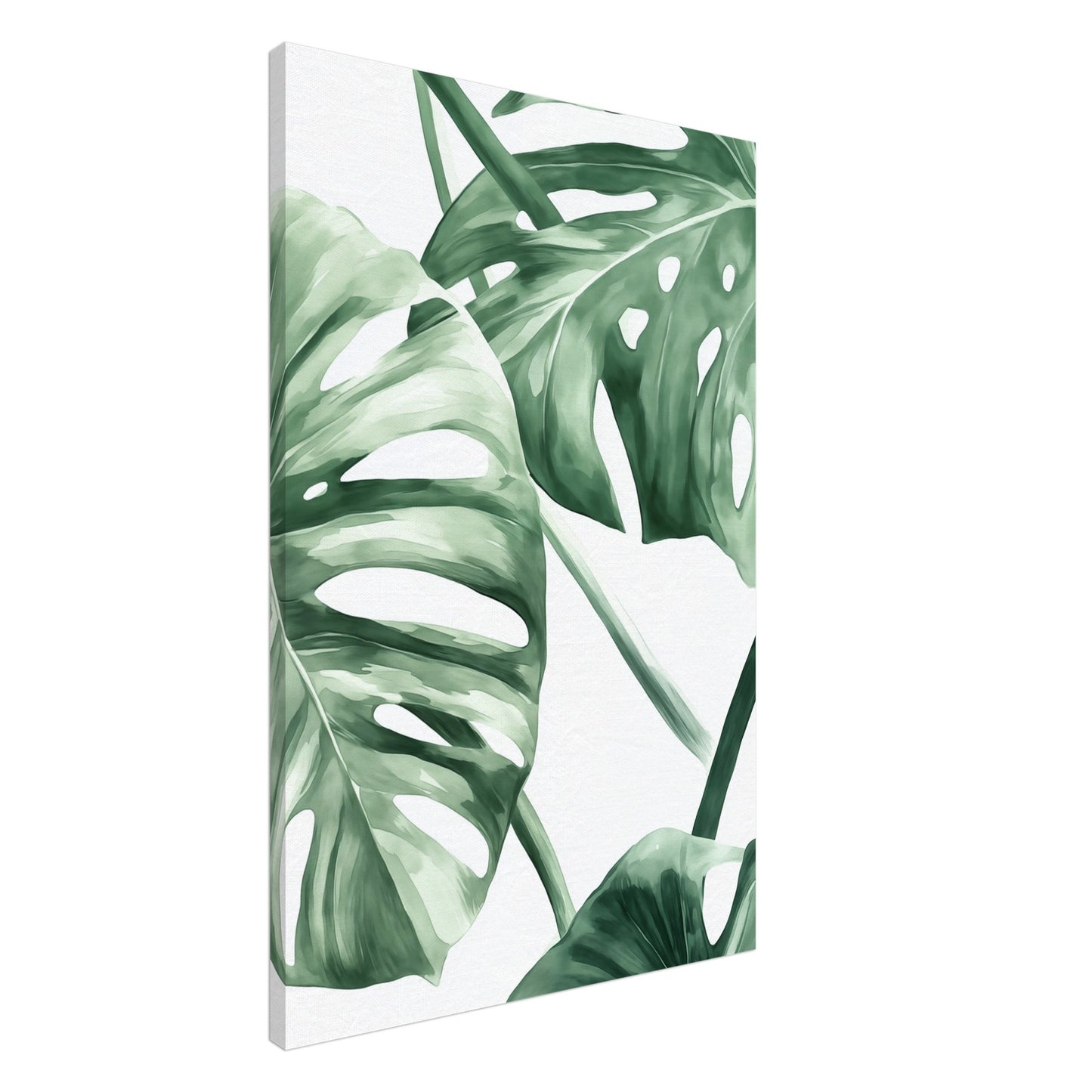 Monstera Eleganz Leinwand 60x90 cm - Pixara