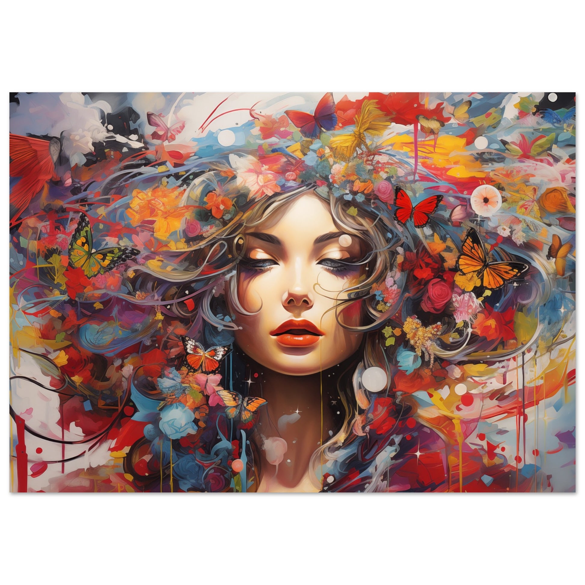 Traumfängerin Poster A4 21x29.7 cm - Pixara