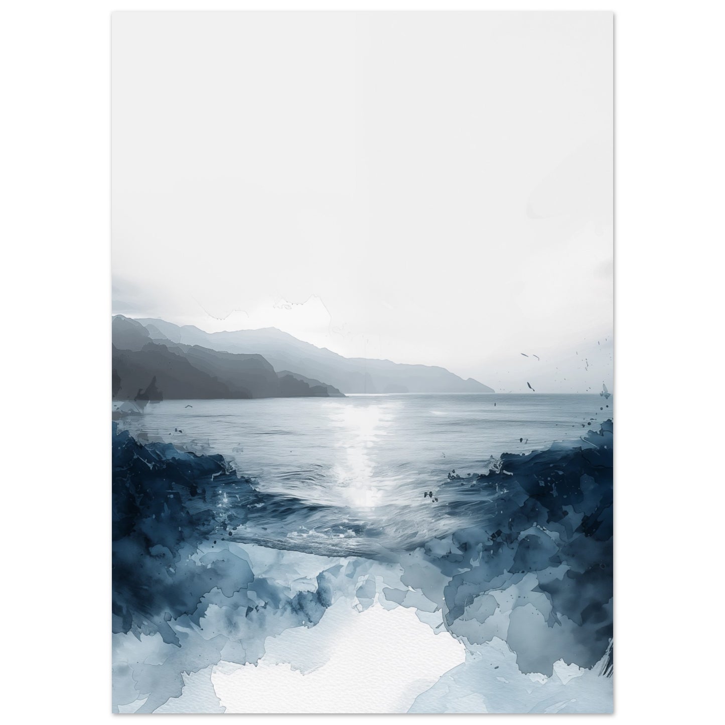 Meeresstille Poster 50x70 cm - Pixara