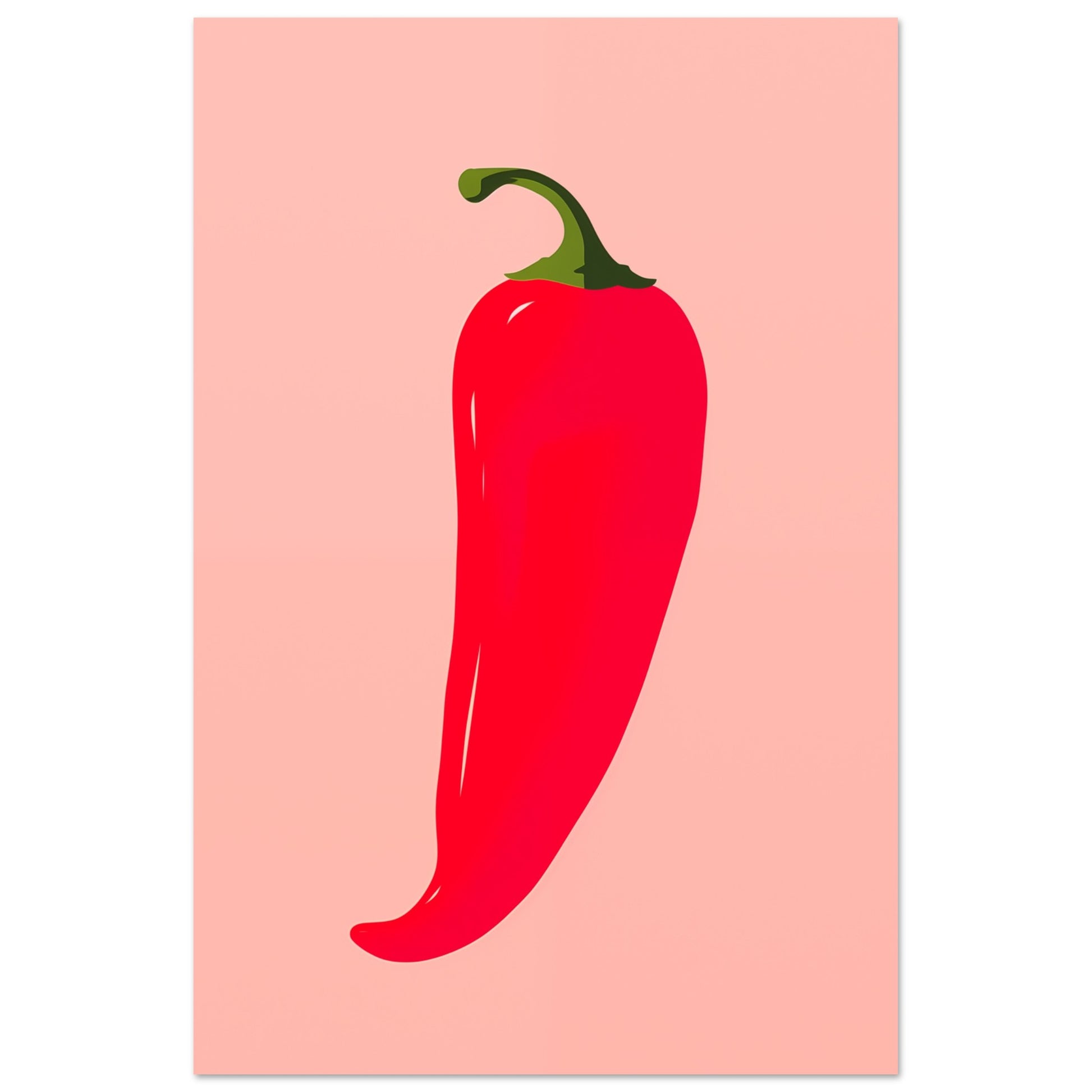 Scharfe Chilli Poster 60x90 cm - Pixara